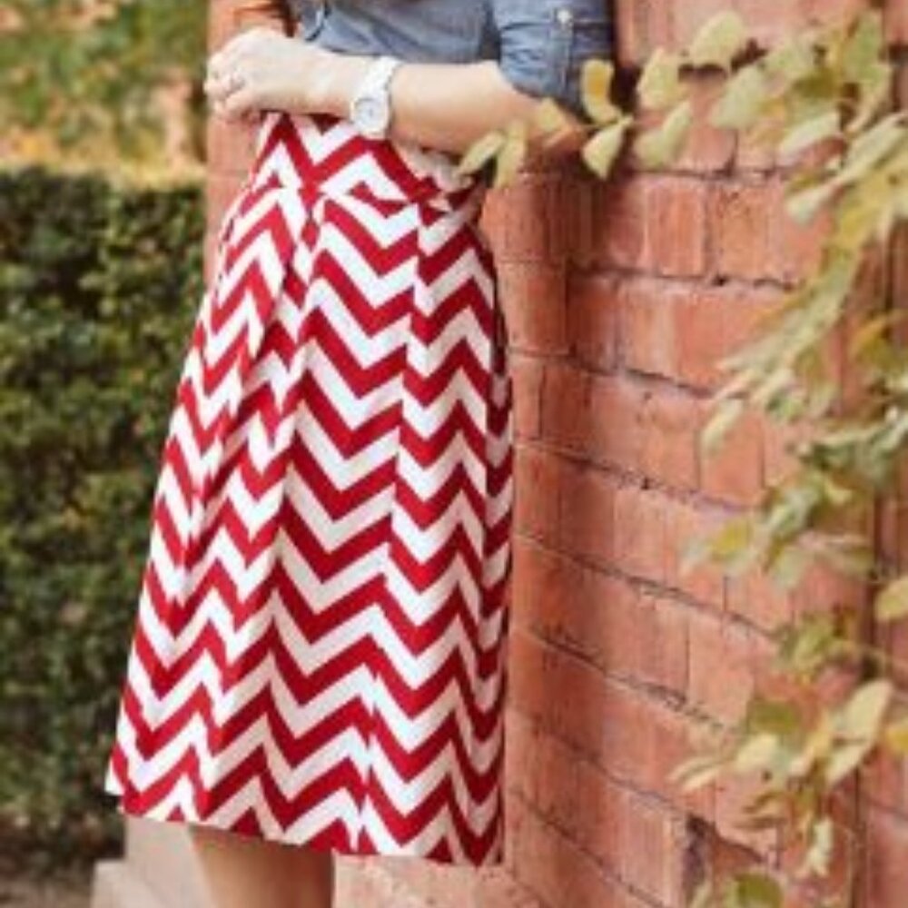 Corilynn Awning A-Line Skirt